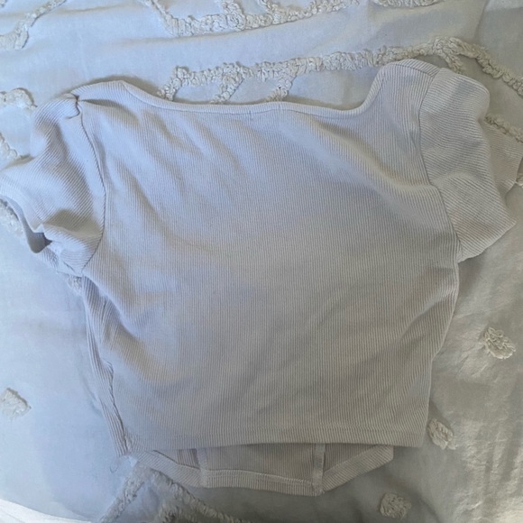 Garage white fake corset top - Picture 2 of 3